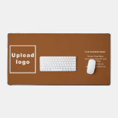 Brown Desk Matのビジネスブランド デスクマット (キーボード&マウス)