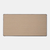 Brown Diamond Pattern Desk Mat デスクマット (正面)