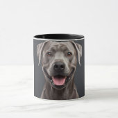 Brown Dog Aesthetic Coffee Mug – Cozy Pet Lover  マグカップ (中央)