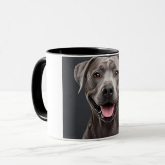 Brown Dog Aesthetic Coffee Mug – Cozy Pet Lover  マグカップ