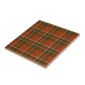 Brown Earthy Plaid Tartan  タイル (側面)