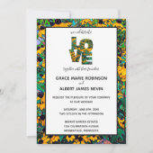 Brown-eed Susan's LOVE結婚式招待状 招待状 (正面)