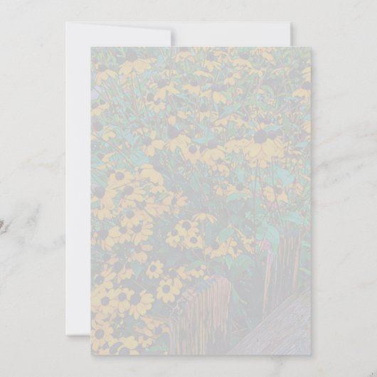 Brown-eed Susan's LOVE letters 結婚's 招待状 (裏面)