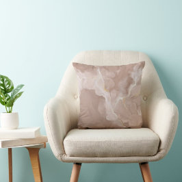 Brown Elegant Gift Throw Pillow – Cozy Decorative  クッション