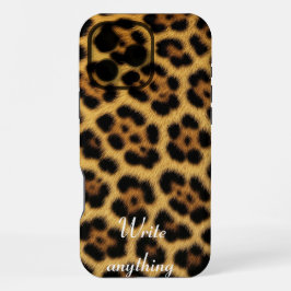 ​Brown Faux Tiger Fur Animal Print iPhone Case 16 Pro Maxケース