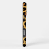 ​Brown Faux Tiger Fur Animal Print iPhone Case iPhoneケース (右側面)