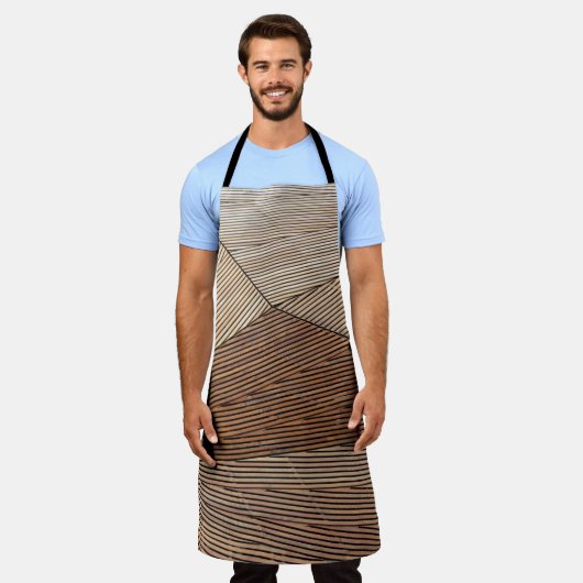 Brown field エプロン (着用した状態)