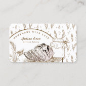 Brown Freshly Baked Sourdough Homemade Bread 名刺 (正面)