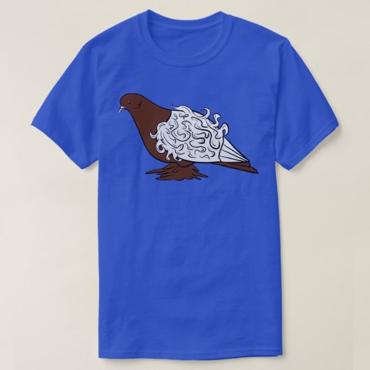 Brown Frillback Pigeon Tシャツ (デザイン正面)