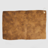 Brown Golf Towel – Soft, Absorbent & Durable ゴルフタオル (横)