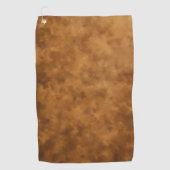 Brown Golf Towel – Soft, Absorbent & Durable ゴルフタオル (正面)