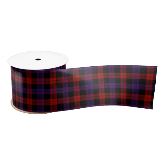 Brown Grady Tartan サテンリボン (リール)