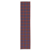 Brown Grady Tartan ショートテーブルランナー (正面)