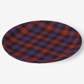 Brown Grady Tartan ペーパープレート (アングル)