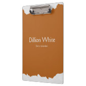 Brown gray textured print クリップボード (左)