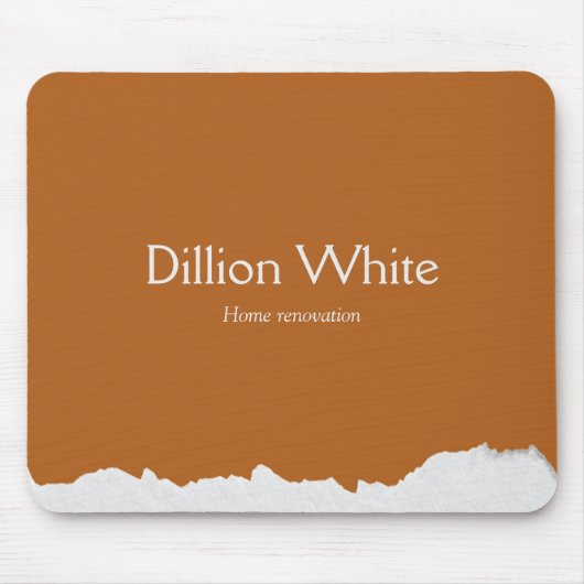 Brown gray textured print マウスパッド (正面)