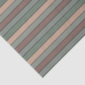 Brown Green And Black Stripes On Watercolor Paper 薄葉紙 (詳細)