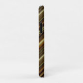 Brown Green and Gold Stripes Case-Mate iPhoneケース (裏面/右)