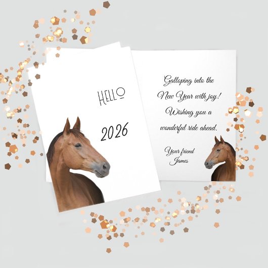 Brown horse カード