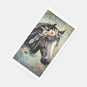  Brown horse in flowers. (コーナー)