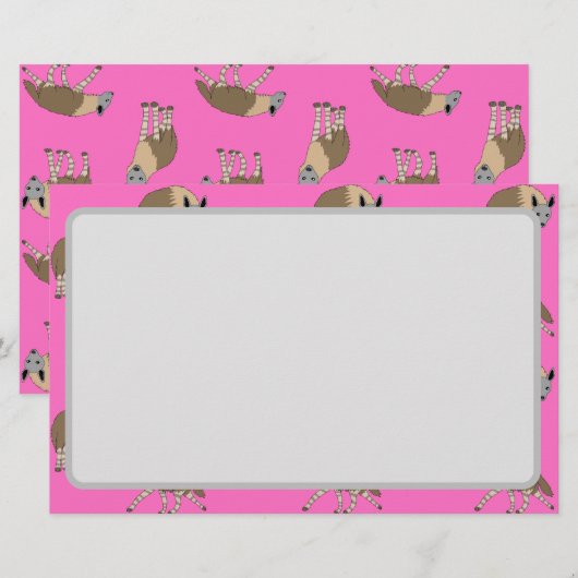 Brown Hyenas 便箋 (正面/裏面)