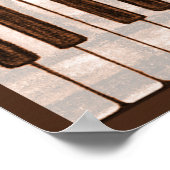 Brown Jazz Music Poster ポスター (角)