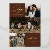 Brown Joyモダン to the World 4 Photo 箔シーズンカード (正面)