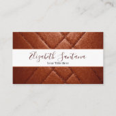 Brown Leather 名刺 (正面)