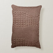 Brown leather texture background close up macroski アクセントクッション (裏面(縦))