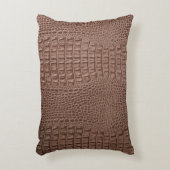 Brown leather texture background close up macroski アクセントクッション (正面(垂直))