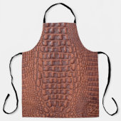 Brown leather texture backgroundabstract,aged,anim エプロン (正面)