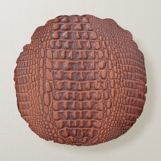 Brown leather texture backgroundabstract,aged,anim ラウンドクッション (正面)