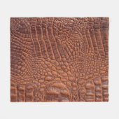 Brown leather texture backgrounddesign,fond,abstra フリースブランケット (正面(横))