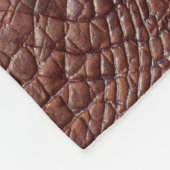 Brown leather texture backgrounddesign,fond,abstra フリースブランケット (角)