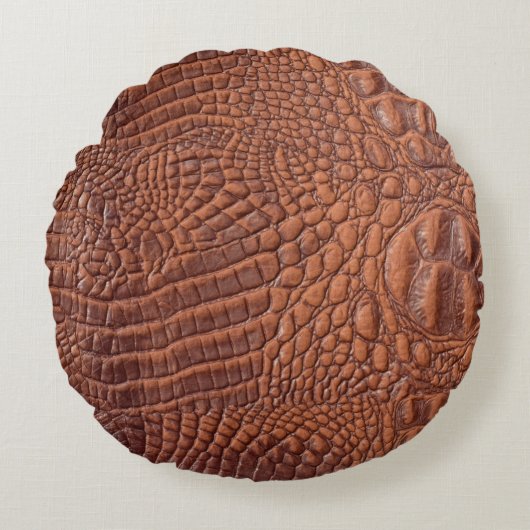 Brown leather texture backgrounddesign,fond,abstra ラウンドクッション (正面)