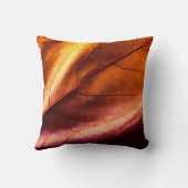 Brown leather textureleather,abstract,antique,back クッション (裏面)