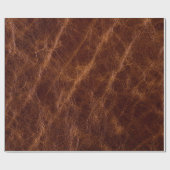 Brown leather textureleather,texture,abstract,acce ラッピングペーパー (フラット)
