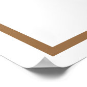 Brown letter Iポスター ポスター (角)