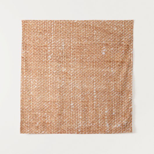 Brown Linen Canvasテクスチャ背景 タペストリー (正面)