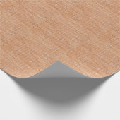 Brown Linen Canvasテクスチャ背景 ラッピングペーパー (角)