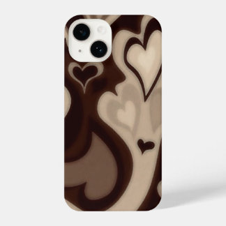 Brown love Phone case iPhone 14ケース
