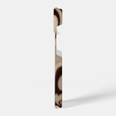 Brown love Phone case iPhoneケース (左側面)