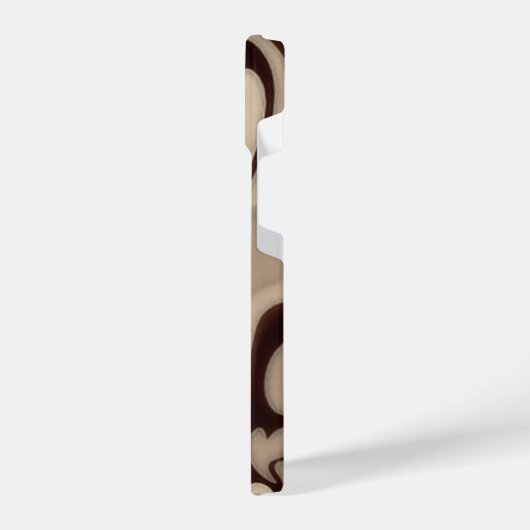 Brown love Phone case iPhoneケース (左側面)