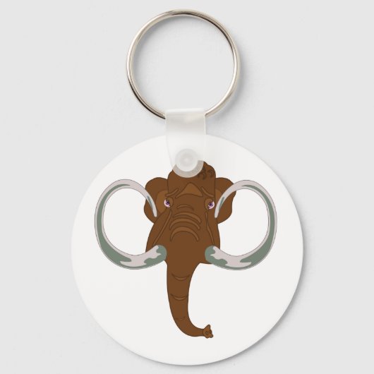 Brown Mammoth Keychain キーホルダー (正面)