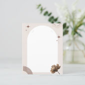 Brown Minimalist Bohoノート空白の (スタンド正面)