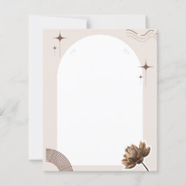 Brown Minimalist Bohoノート空白の