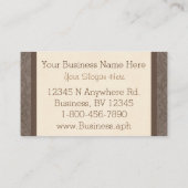 Brown Mocha名刺 名刺 (裏面)