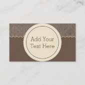 Brown Mocha名刺 名刺 (正面)