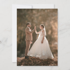 brown modern wedding invitation, invitation 招待状