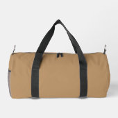 Brown monogram calligraphy minimalist professional ダッフルバッグ (裏面)